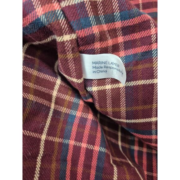 Marine Layer Women's Foxtrot Brown Riley Waxed Cotton Barn Jacket Size XL - Picture 5 of 5